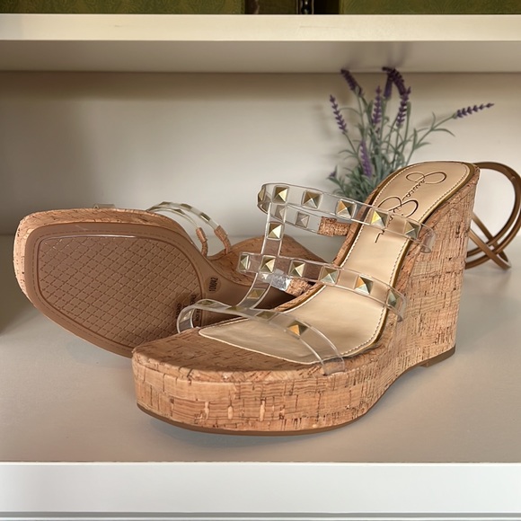 Jessica Simpson Cork Wedge - Picture 3 of 7